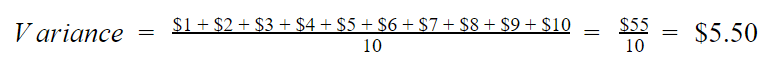 market volatility formula