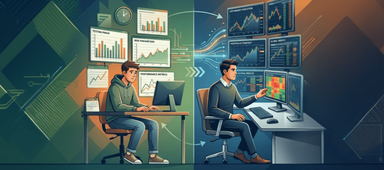 Transición de la evaluación al trading financiado