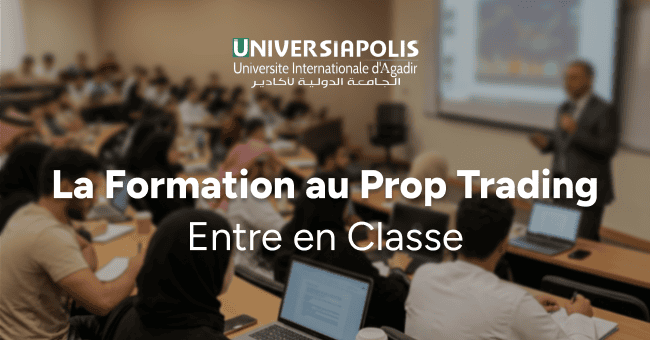 Des représentants d’Universiapolis et d’Earn2Trade annoncent leur partenariat pédagogique à Agadir, au Maroc