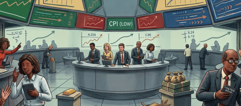 Low-inflation markets and funded futures trading