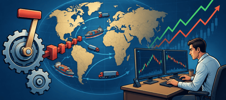 Les droits de douane et les traders financés