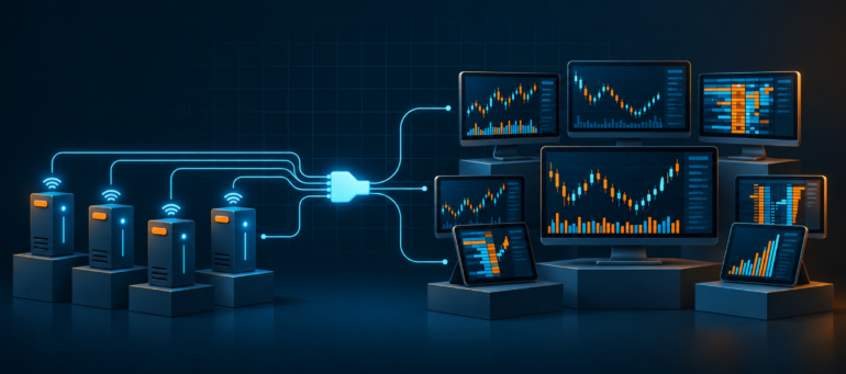 dxFeed e DeepCharts na Earn2Trade